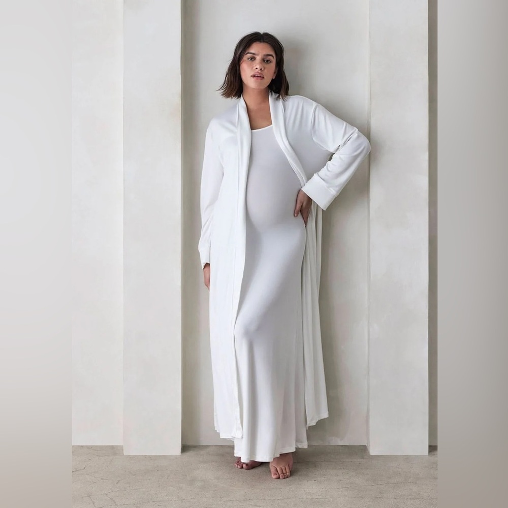 NWT BUMPSUIT Soft Women Cloud Robe size xsmall in ivory